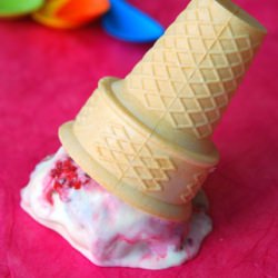 Raspberry Swirl Ice Cream - Recipe photo by Imagelicious