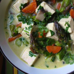 Green Coconut Curry - Recipe photo by Show Me Vegan