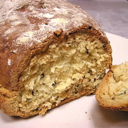 Basil Buttermilk Bread - Recipe photo by toxobread