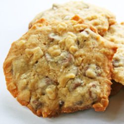 Salted Choc Chip & Almond Cookies - Recipe photo by Voodoo Kitchen