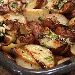Greek Potatoes - Recipe photo by RecipeGirl