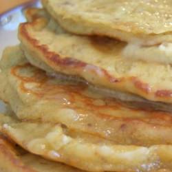 Banana Pecan Pancakes - Recipe photo by donnam4321
