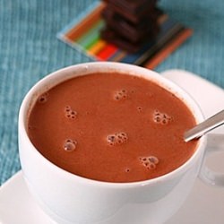 Almond Milk Hot Chocolate + Chili - Recipe photo by veggiebelly
