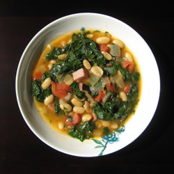 Quick Cannellini Bean & Ham Stew - Recipe photo by recessionipes