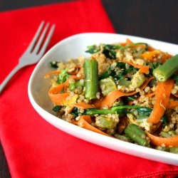Asian Quinoa Stir Fry - Recipe photo by cacahuete