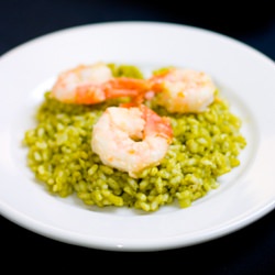 Poblano Risotto - Recipe photo by arimou0