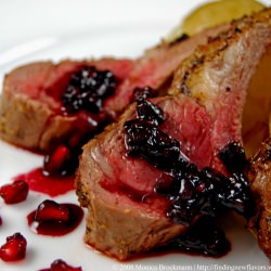 Lamb Chops in Pomegranate Reduction - Recipe photo by chefmonica