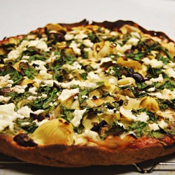 Greek Inspired Pizza - Recipe photo by msmeanie