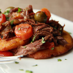 Ropa Vieja with Arepas - Recipe photo by meseidy