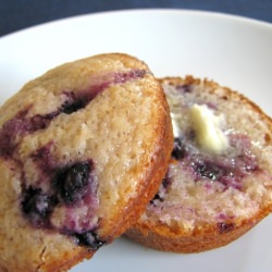 Lemon Blueberry Muffins - Recipe photo by For the Love of Cooking