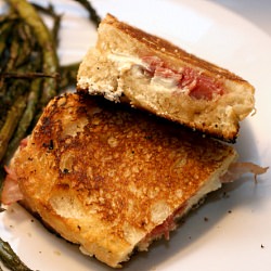 Grilled Chevre, Honey & Prosciutto - Recipe photo by shivery