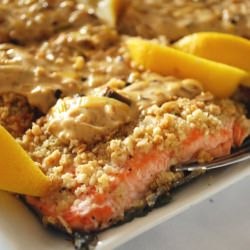 Almond Crusted Salmon Filets - Recipe photo by katie102006