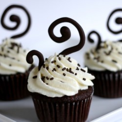 White Chocolate Mocha Cupcakes - Recipe photo by annieseats
