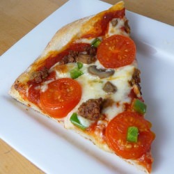 Artsian Bread Pizza Slice - Recipe photo by HoneyB