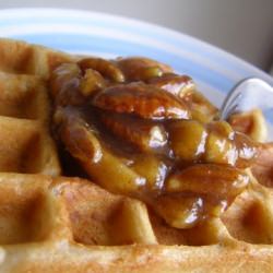 Butter Pecan Banana Waffles - Recipe photo by stolenmoments