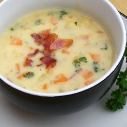 Butterbean & Carrot Soup with Bacon - Recipe photo by Sherrie