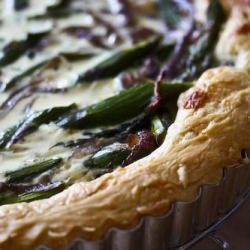 Spring Tart with Asparagus - Recipe photo by cooking-books