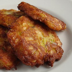 Leek Fritters - Recipe photo by DISHINGUPDELIGHTS