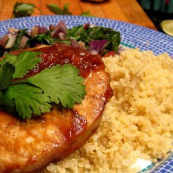 5 Spice Marinated Pork Chops - Recipe photo by Recipe Fiction