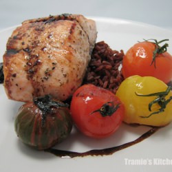 Salmon & Balsamic Soy Reduction - Recipe photo by tramie