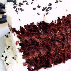 Asian Inspired Black Pearl Cake - Recipe photo by bakedgoods kochkunst