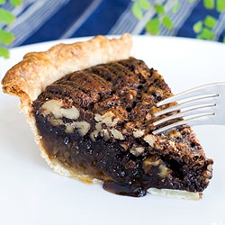 Chocolate Espresso Pecan Pie - Recipe photo by kaweah