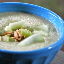 Ellie Krieger's White Gazpacho - Recipe photo by amy_i