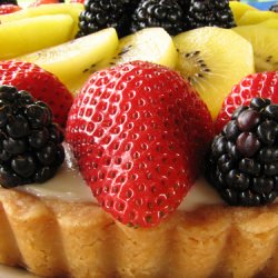 Birthday Fruit Tart - Recipe photo by ThatWinsomeGirl