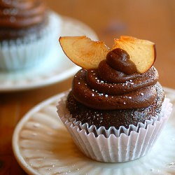 Chocolate Pluot Cupcakes - Recipe photo by sweetbeetandgreenbean
