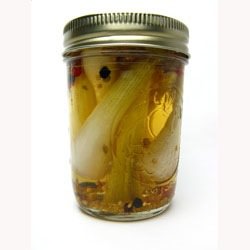 Pickled Spring Onions - Recipe photo by katbaro