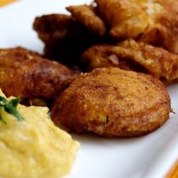 Monkfish Corn Dogs - Recipe photo by dimiccot