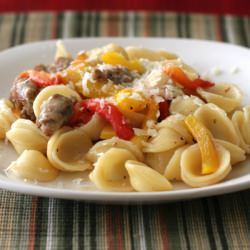Orecchiette wtih Sausage & Peppers - Recipe photo by taste and tell