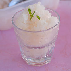 Lychee & Ginger Sorbet - Recipe photo by hsaba