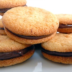 Almond Macarons with Nutella - Recipe photo by browneyedbaker