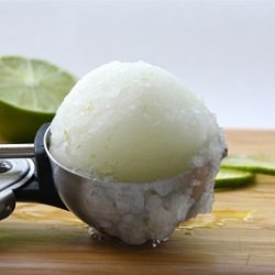 Lime Sorbet - Recipe photo by seasaltwithfood