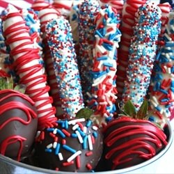 Chocolate Pretzels and Strawberries - Recipe photo by playwithsugar