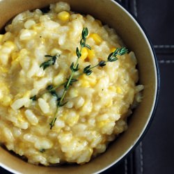 Corn Risotto - Recipe photo by thisweeksmenu