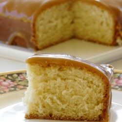 Caramel Cake - Recipe photo by thibeaultstable