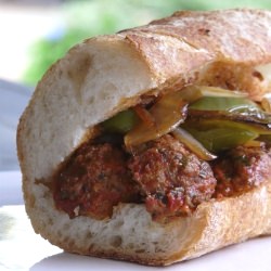 Italian Meatball Sandwiches - Recipe photo by thibeaultstable