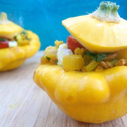 Grilled Stuffed Squash - Recipe photo by christie133