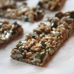 Omega Seed Brittle - Recipe photo by Jules