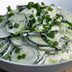 Creamy Dill Cucumber Salad - Recipe photo by dlyn