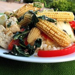 Korean Seasame-Crusted Tofu - Recipe photo by pinkstripes
