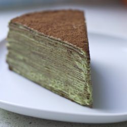 Gateau de Crepes with Green Tea - Recipe photo by rhid