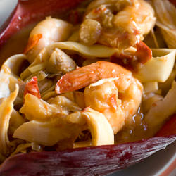 Banana Blossom & Prawn Curry - Recipe photo by hsaba