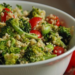 Bulgar Salad With Broccoli - Recipe photo by feastsandfotos