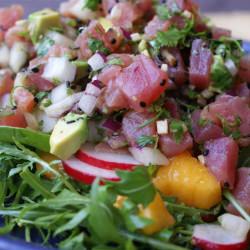 Tuna Tartare Salad - Recipe photo by purpleceline