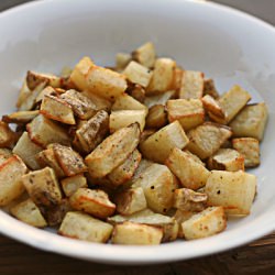 Crispy Oven Roasted Potatoes - Recipe photo by OneParticularKitchen