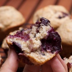 Cherry Cardamom Muffins with Chia - Recipe photo by katerina