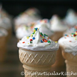 Ice Cream Cone Cupcakes - Recipe photo by OneParticularKitchen